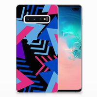 Samsung Galaxy S10 Plus TPU Hoesje Funky Triangle - thumbnail