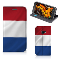 Samsung Galaxy Xcover 4s Standcase Nederlandse Vlag - thumbnail