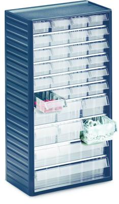 Treston 550C Werkplaatsmagazijn ESD (b x h x d) 310 x 550 x 180 mm Antraciet-grijs, Transparant 1 stuk(s)