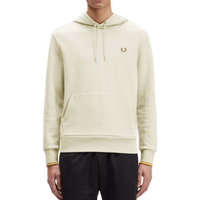 Fred Perry - Tipped Hooded Sweater - Oatmeal - thumbnail