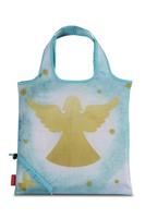 Punta opvouwbare shopper Christmas 3 liter blauw