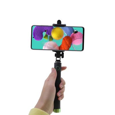 Shop4 - Samsung Galaxy A51 Selfie Stick Bluetooth Groen Shop4 - Samsung Galaxy A51 Selfie Stick Bluetooth Groen