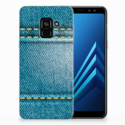 Samsung Galaxy A8 (2018) Silicone Back Cover Jeans