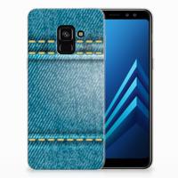Samsung Galaxy A8 (2018) Silicone Back Cover Jeans