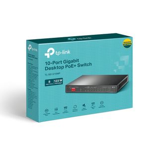 TP-Link TL-SG1210MP netwerk-switch Unmanaged Gigabit Ethernet (10/100/1000) Power over Ethernet (PoE) Zwart