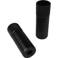 VWP Axle pegs BMX 38mm 10/14mm z/draad zwart (steps)