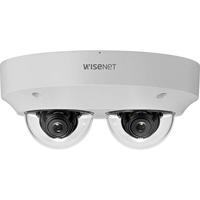 HANWHA TECHWIN AMERICA Netwerk Vandaal Outdoor Multi-Sensor Multi-Directional Dome Camera, (5Mp X 2 Sens