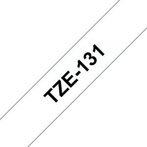 Brother TZe-131 Labeltape Tapekleur: Transparant Tekstkleur: Zwart 12 mm 8 m