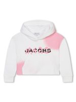 Marc Jacobs Kids hoodie à effet taches de peinture - Blanc