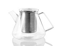 AdHoc TK50 theepot 1,5 l met filter voor losse thee ORIENT+, glas/roestvrij staal