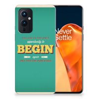 OnePlus 9 Siliconen hoesje met naam Quote Begin