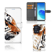 Hoesje OPPO Reno 6 Pro Plus 5G Watercolor Tiger