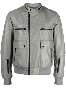 Undercover veste de moto à fermeture zippée - Gris