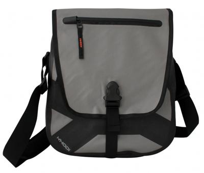 Khodi schoudertas Reporter 35 x 30 cm polyester zwart/grijs Khodi schoudertas Reporter 35 x 30 cm polyester zwart/grijs