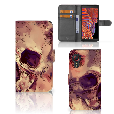 Telefoonhoesje met Naam Samsung Galaxy Xcover 5 Skullhead Telefoonhoesje met Naam Samsung Galaxy Xcover 5 Skullhead