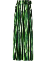 Proenza Schouler pantalon ample à rayures - Vert