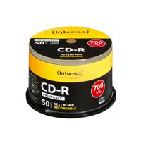 Intenso 1801125 CD-R 80 disc 700 MB 50 stuk(s) Spindel Bedrukbaar - thumbnail