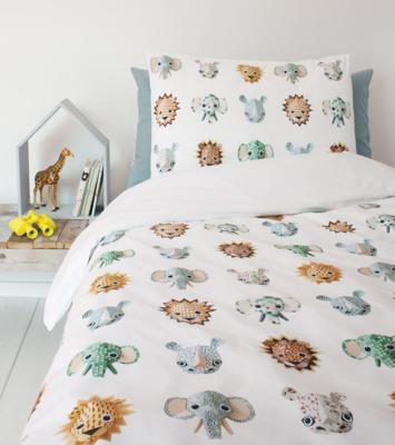 Dekbedovertrek Wilde Dieren 140 x 220