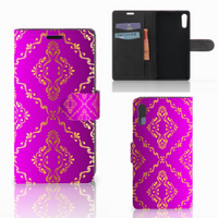 Wallet Case Sony Xperia XZ | Sony Xperia XZs Barok Roze - thumbnail