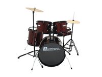 DIMAVERY DS-200 Drum set, wine red