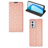 OnePlus 9 Hoesje met Magneet Pattern Orange