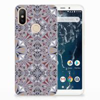 Xiaomi Mi A2 TPU Siliconen Hoesje Flower Tiles