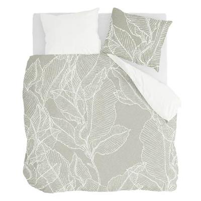 Walra Leaves & Trees Dekbedovertrek 240 x 220/240 cm - Olijfgroen Walra Leaves & Trees Dekbedovertrek 240 x 220/240 cm - Olijfgroen