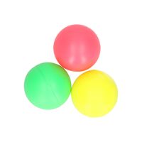 3x Gekleurde beachball strand tennis balletjes set buitenspeelgoed   -