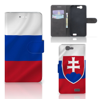 Huawei Ascend G7 Bookstyle Case Slowakije Huawei Ascend G7 Bookstyle Case Slowakije
