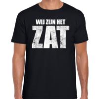 Protest shirt Wij zijn het zat t-shirt zwart heren 2XL  -