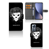 Telefoonhoesje met Naam Xiaomi 12 Pro Skull Hair - thumbnail