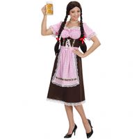 Lange dirndl voor dames bruin 40 (L)  - - thumbnail