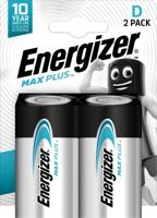 Energizer Max Plus chroom D / Mono / LR20 / 2-delig 2 Stuk chroom