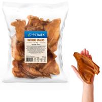 PETMEX COMPANY Gezonde en hele varkensoren | Natuurlijke lekkernijen voor honden | ruw leer alternatief varkensoren voor honden | kauwen voor honden met een Ing varkensoren