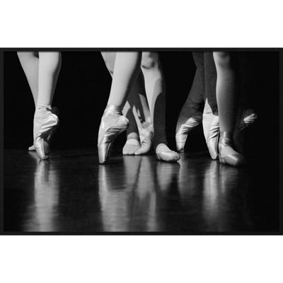 Wanddecoratie Moves 011 148x98cm op forex met zwarte lijst