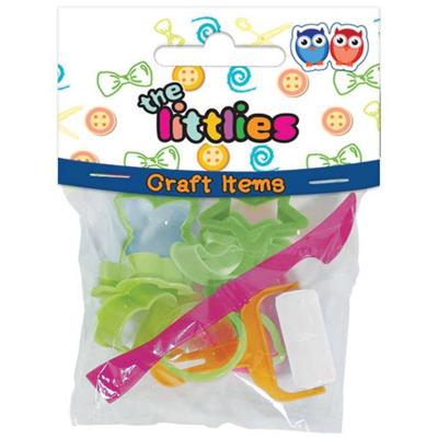 The Littlies Kleigereedschap Junior Groen/roze/oranje 10 Stuks