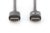 ASSMANN Electronic 1.8m USB 3.1 C - C 1.8m USB C USB C Mannelijk Mannelijk Zwart USB-kabel - thumbnail