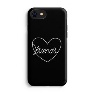 Friends heart black: iPhone 7 Tough Case