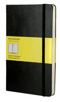 Notitieboek Moleskine large 130x210mm ruit 5x5 hard cover zwart