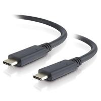 C2G USB korte verlengkabel, USB-kabel, USB C-kabel, 10G, zwart, 1 meter, kabel naar Go 28848