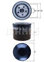 Oliefilter MAHLE, Diameter (mm)80mm, u.a. für Opel, Mitsubishi, Mazda, Honda, Subaru, Isuzu, Hyundai, Ford, Lotus, Vauxhall, GEO, Proton, KIA, Bedford