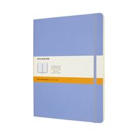 Notitieboek Moleskine XL 190x250mm lijn soft cover hydrangea blue