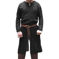 Middeleeuws Renaissance 17e eeuw Ceintuur Hemd Tuniek Ranger Elf Voor heren Boogschieten Halloween LARP Hemd Lightinthebox