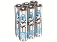 Ansmann MaxE HR03 LR3 (AAA) NiMH, 800 mAh, 1,2 V, 6 stuks
