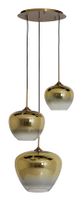 Light & Living Hanglamp Mayson 3-lamps - Goud - thumbnail