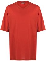 Auralee t-shirt en laine à manches courtes - Rouge