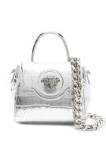 Versace petit sac à main La Medusa en cuir - Argent