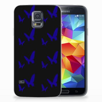 Samsung Galaxy S5 TPU bumper Vlinder Patroon