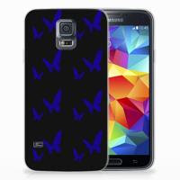 Samsung Galaxy S5 TPU bumper Vlinder Patroon