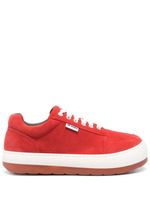 Sunnei baskets en daim Dreamy à lacets - Rouge